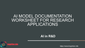 AI Model Documentation Worksheet for Research Applications