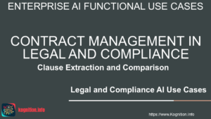 Contract Management in Legal and Compliance - Clause Extraction and Comparison