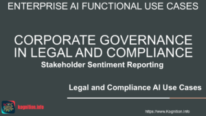 Corporate Governance in Legal and Compliance - Stakeholder Sentiment Reporting