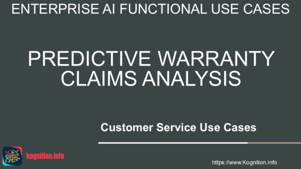 Predictive Warranty Claims Analysis