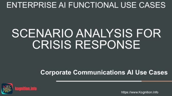 Scenario Analysis for Crisis Response