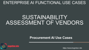 Sustainability Assessment of Vendors