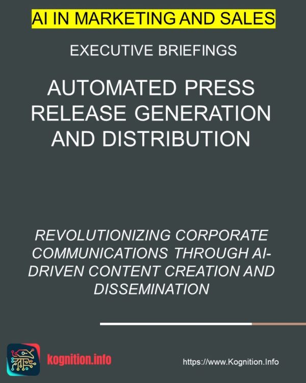 Automated Press Release Generation and Distribution